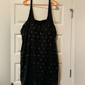 Studded trapeze swim dress NWT